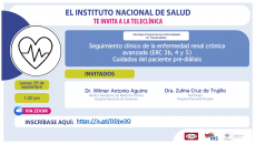 SEGUIMIENTO CLÍNICO DE LA ENFERMEDAD RENAL CRÓNICA AVANZADA (ERC 3B. 4 Y 5) CUIDADOS DEL PACIENTE PRE-DIÁLISIS